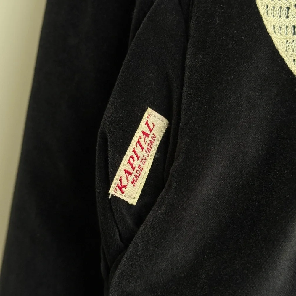 Kapital “Bone” Velvet Sukajan Jacket — Navy — Made in Japan - Picture 6 of 12